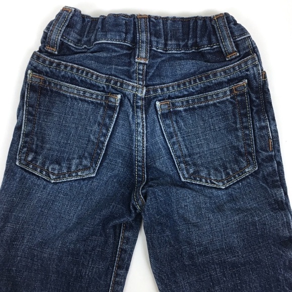 Baby GAP Jeans Original Straight Medium Dark Wash Denim 100% Cotton Size 2T - Picture 4 of 10